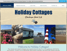Tablet Screenshot of holidaycottageschinco.com